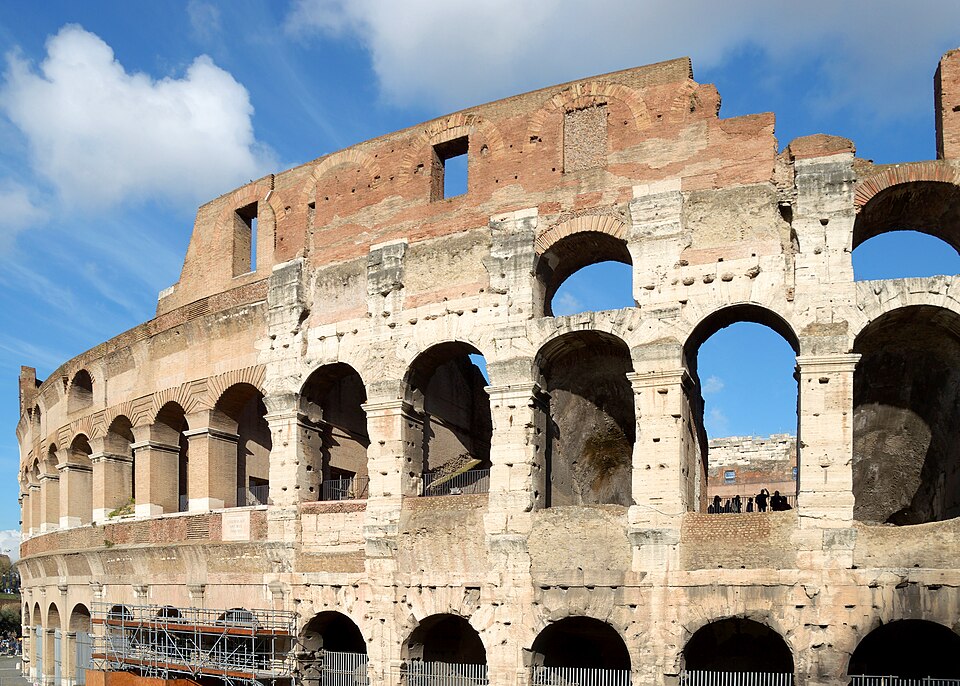 Doors of Colosseum (new and old) — Rome, Italy