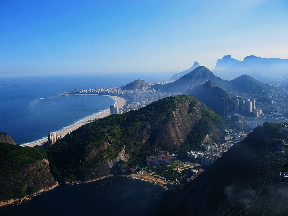 Rio de Janeiro from Sugarloaf mountain, May 2004 — Rio de Janeiro, Brazil