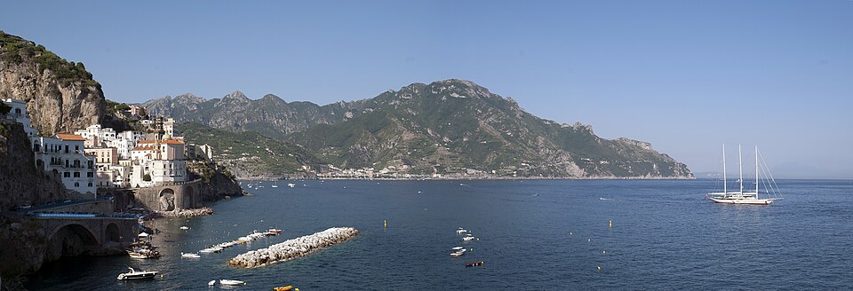 Amalfi Coast, Italy Panoramic — Amalfi, Italy