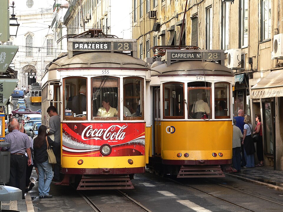 Tram 28, Lisbon, 20051011 — Lisbon, Portugal