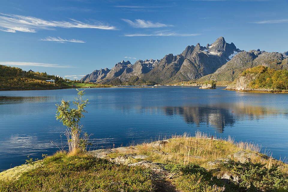 From Tennfjorden towards Raftsundet, Hinnøya, Norway, 2015 September - 2 — Geirangerfjord, Norway