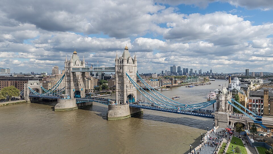 Tower Bridge from London City Hall 2015 — London, United Kingdom