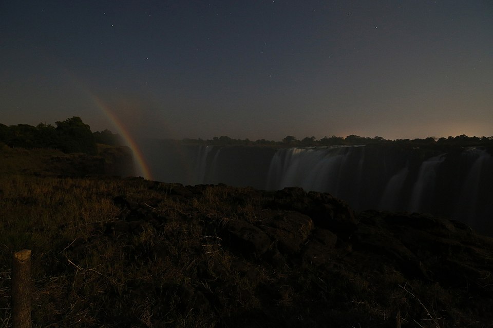 Lunar Rainbow at Victoria Falls HP L2778e2 — Victoria Falls, Zambia