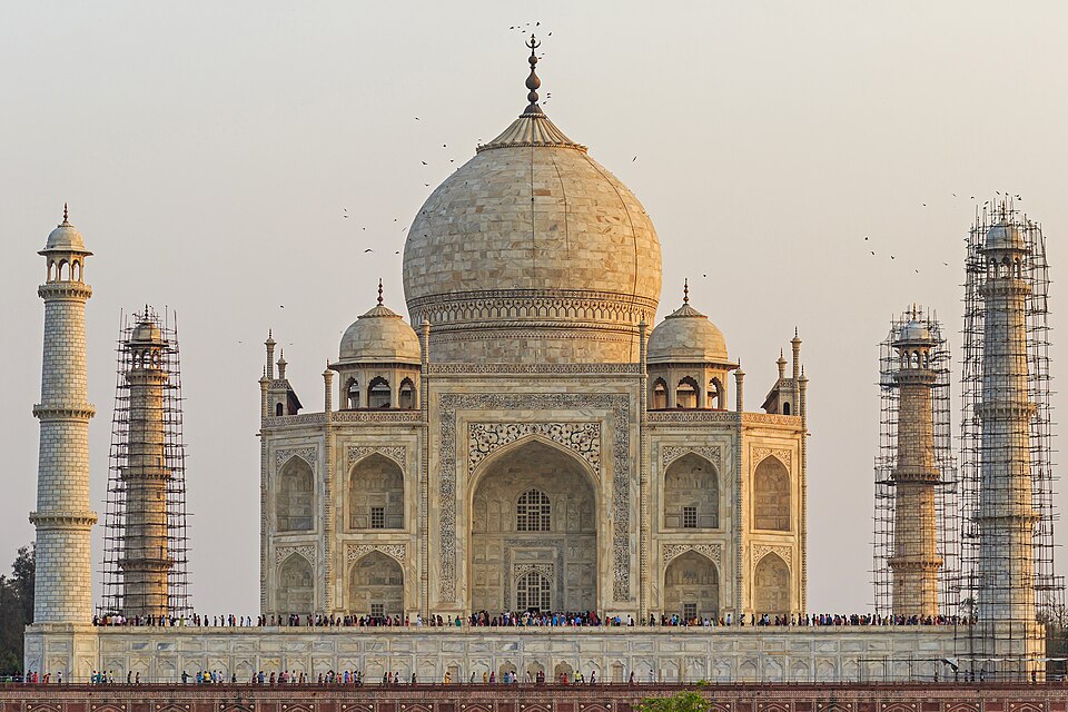 Agra 03-2016 04 Taj Mahal from Mehtab Bagh — Agra, India