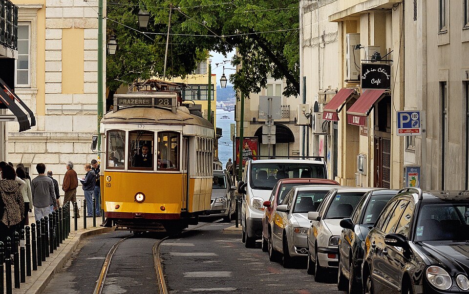 Tram 28 Lisbon Portuguese — Lisbon, Portugal