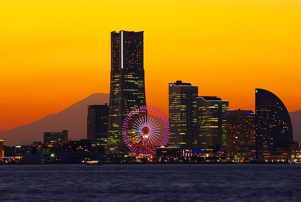 070203 MM21&FUJI — Mount Fuji, Japan