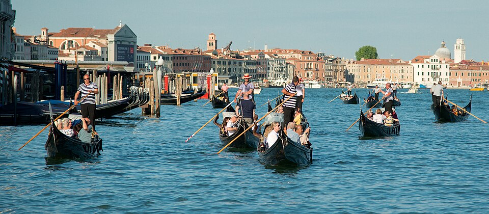 Gondolas, Grand Canal, Venice — Venice, Italy