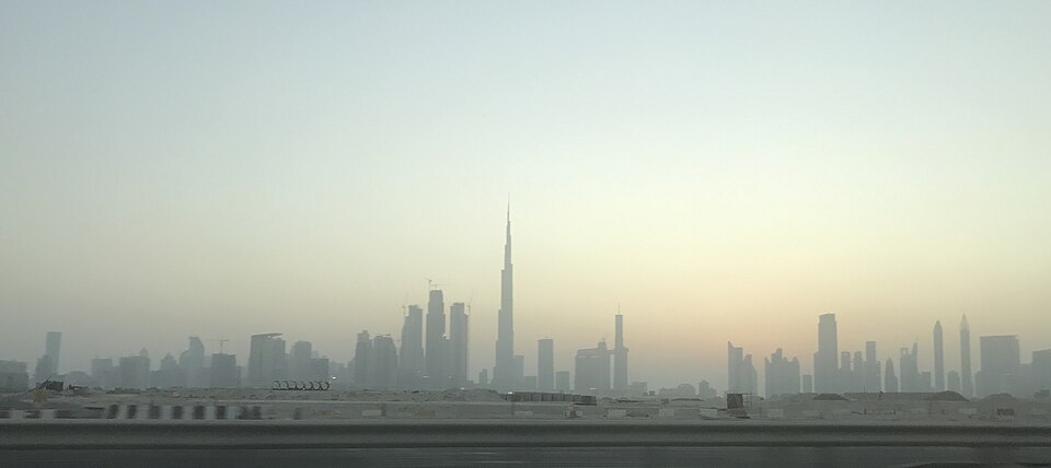 Dubai Skyline at sunset — Dubai, United Arab Emirates