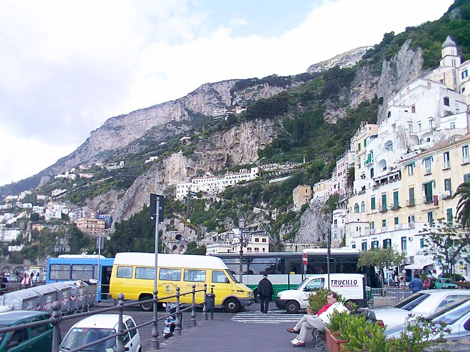 Costiera-amalfitana- panorama from the sea 15 — Amalfi, Italy