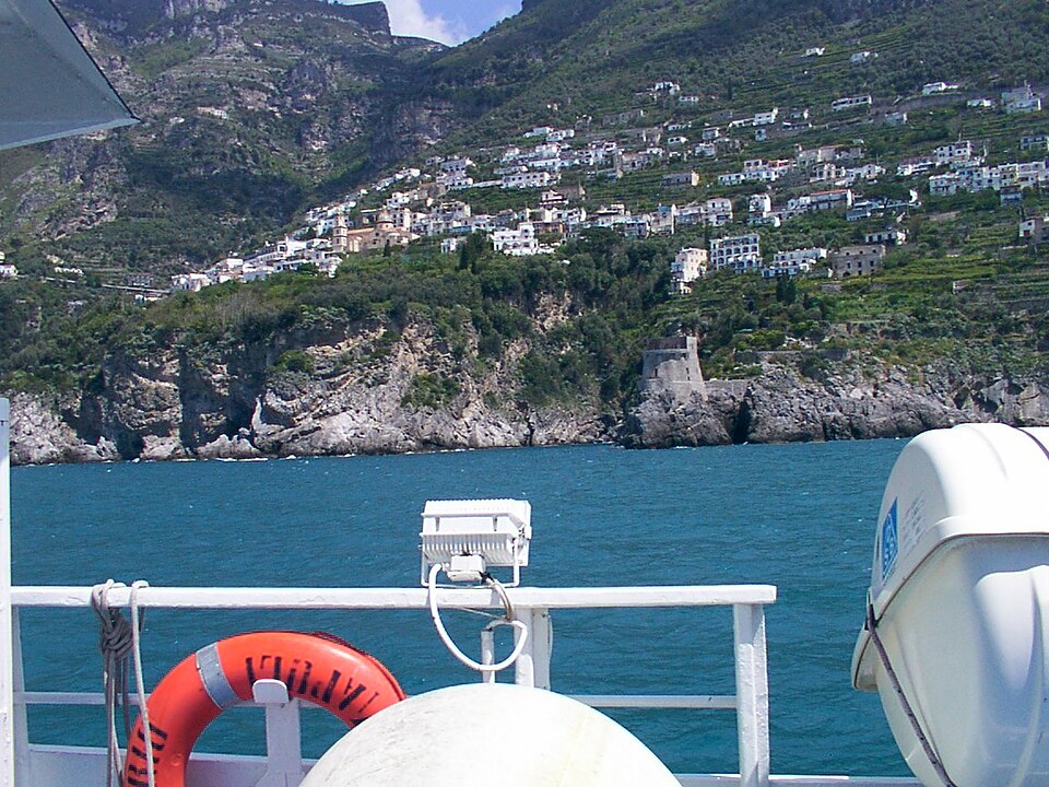 Costiera-amalfitana- panorama from the sea 35 — Amalfi, Italy