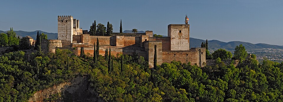Alcazaba of the Alhambra. Granada. Spain — Granada, Spain