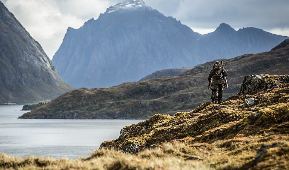 Lofoten islands hunting panorama — Lofoten, Norway