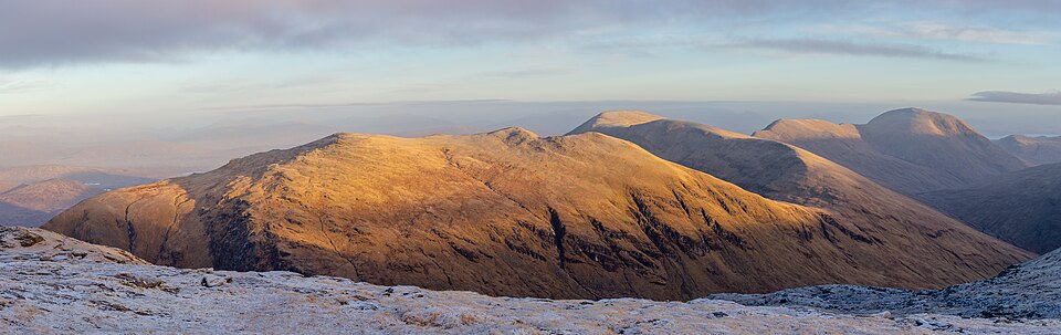 Beinn an Dothaidh in morning sun, Scotland — Highlands, United Kingdom