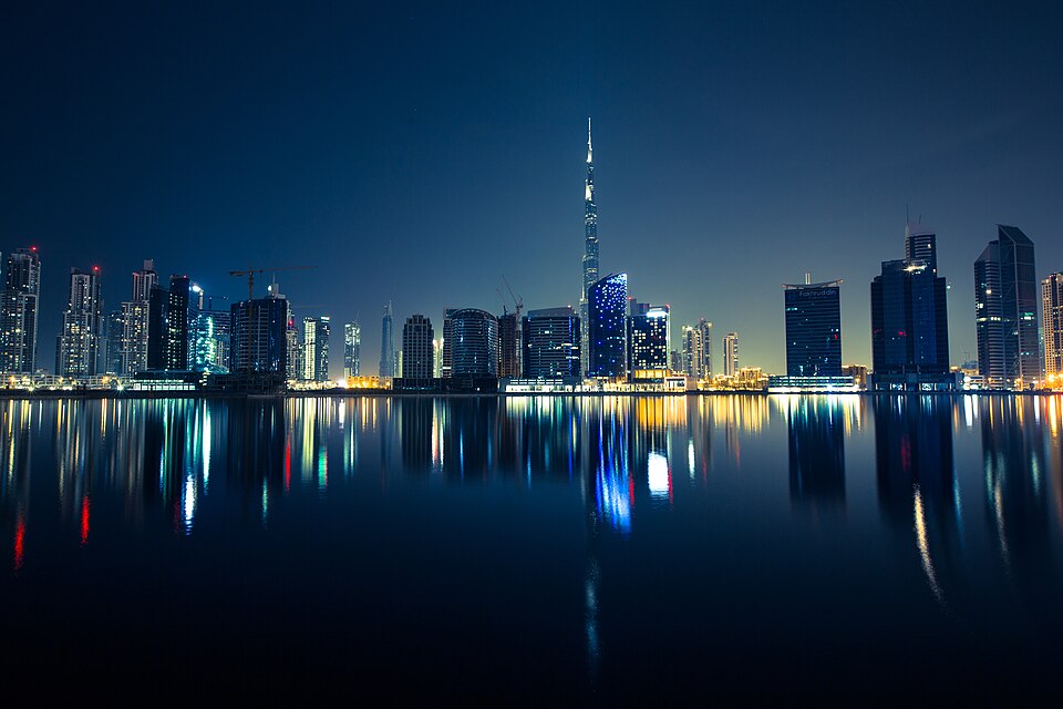 Dubai skyline unsplash — Dubai, United Arab Emirates