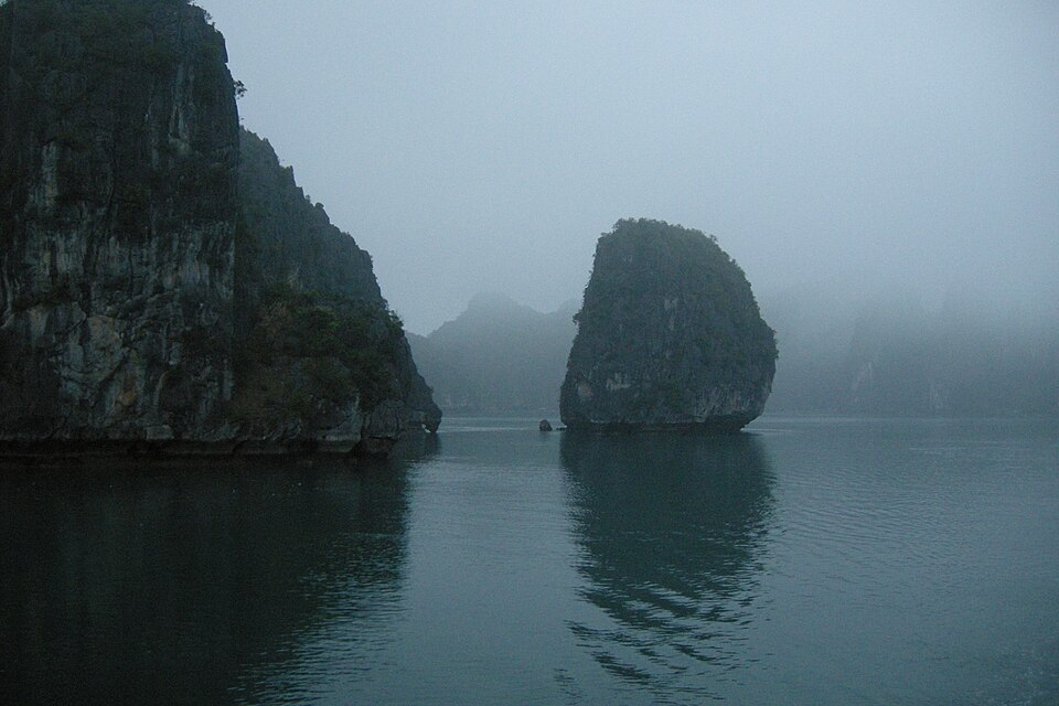Halong Bay after dark — Hạ Long Bay, Vietnam