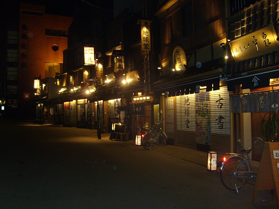 Tokyo Street at night Feb 2008 — Tokyo, Japan