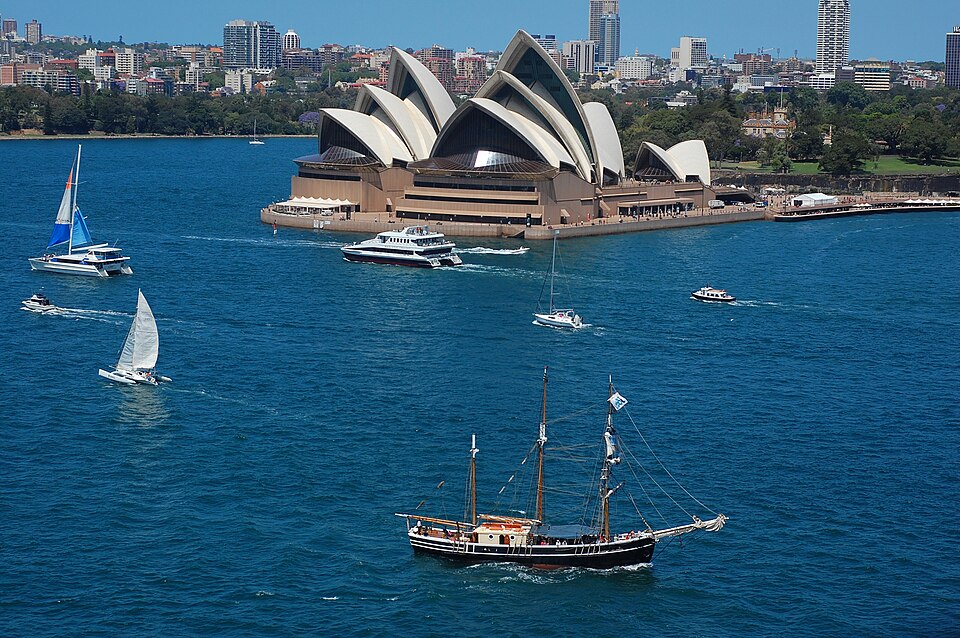 Sydney Opera House with Tall Ship — Sydney, Australia