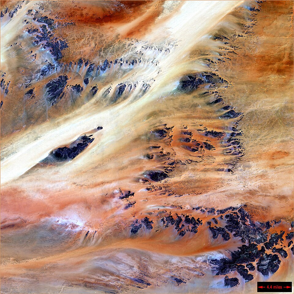 Released to Public Sahara Desert (NASA) (2075458752) — Erg Chebbi, Morocco