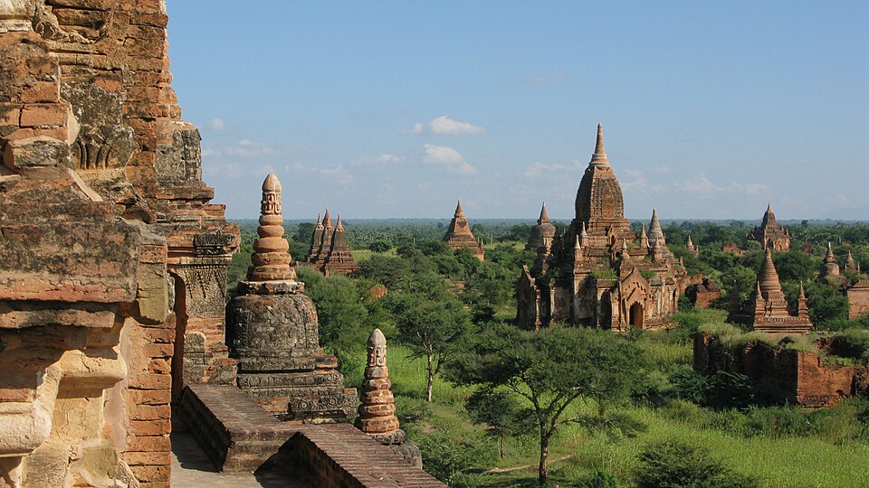 Old Bagan, Myanmar, Landscape of ancient Bagan city — Bagan, Myanmar